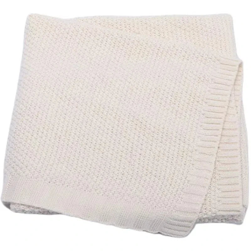 Couverture bébé personnalisée blanche